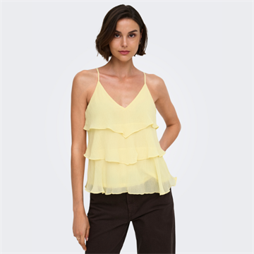 ONLY LINN LIFE FLOUNCE SINGLET DOUBLE CREAM - 15351364